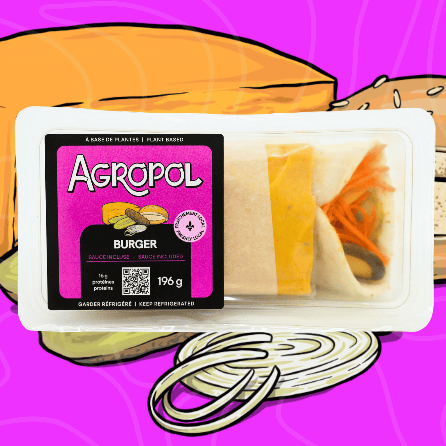 AgroWrap Burger (3 ou 6 unités)