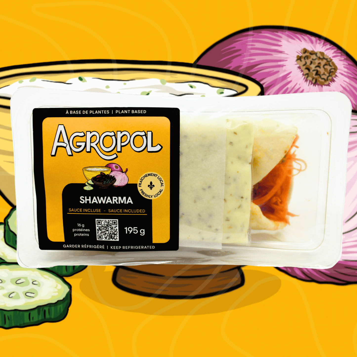 AgroWrap Shawarma (3 ou 6 unités)