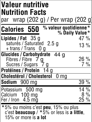 AgroWrap Shawarma (3 ou 6 unités)