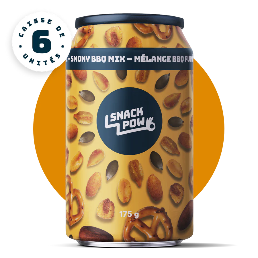 Snack Pow : Mélange BBQ Fumé 175g