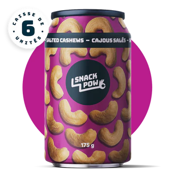 Snack Pow : Cajous salés 175g