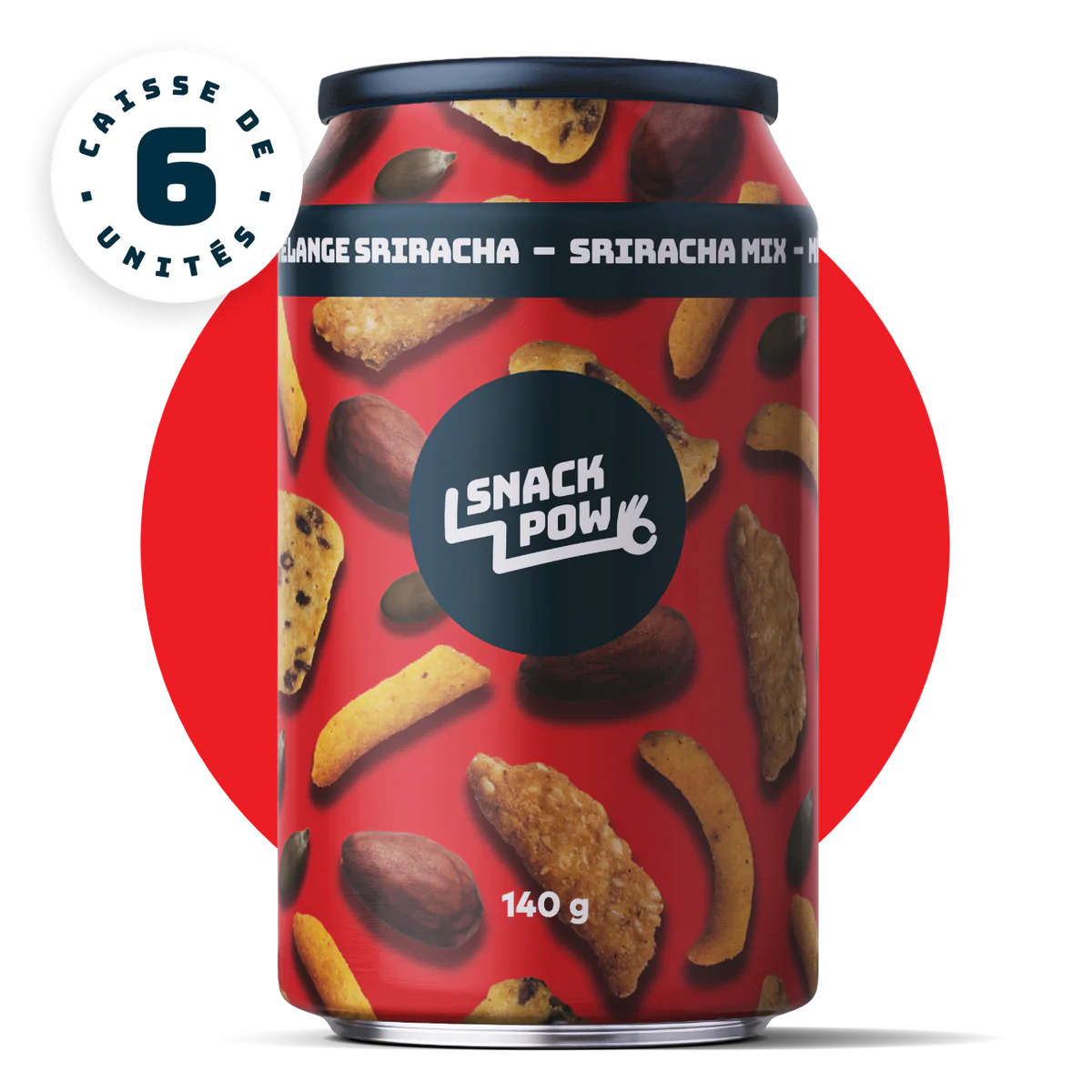 Snack Pow : Mélange Sriracha 140g