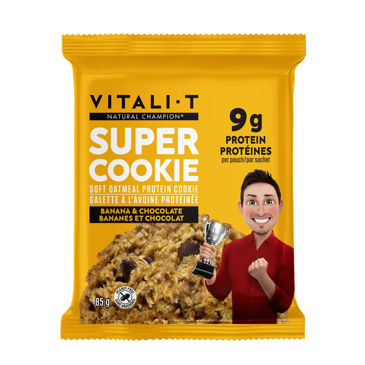 Biscuit Vitali-T : Banane & Chocolat 85g